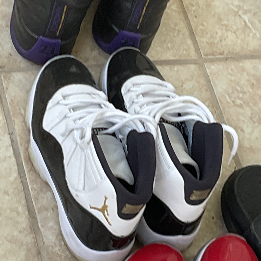 Kids Black and White Sneakers